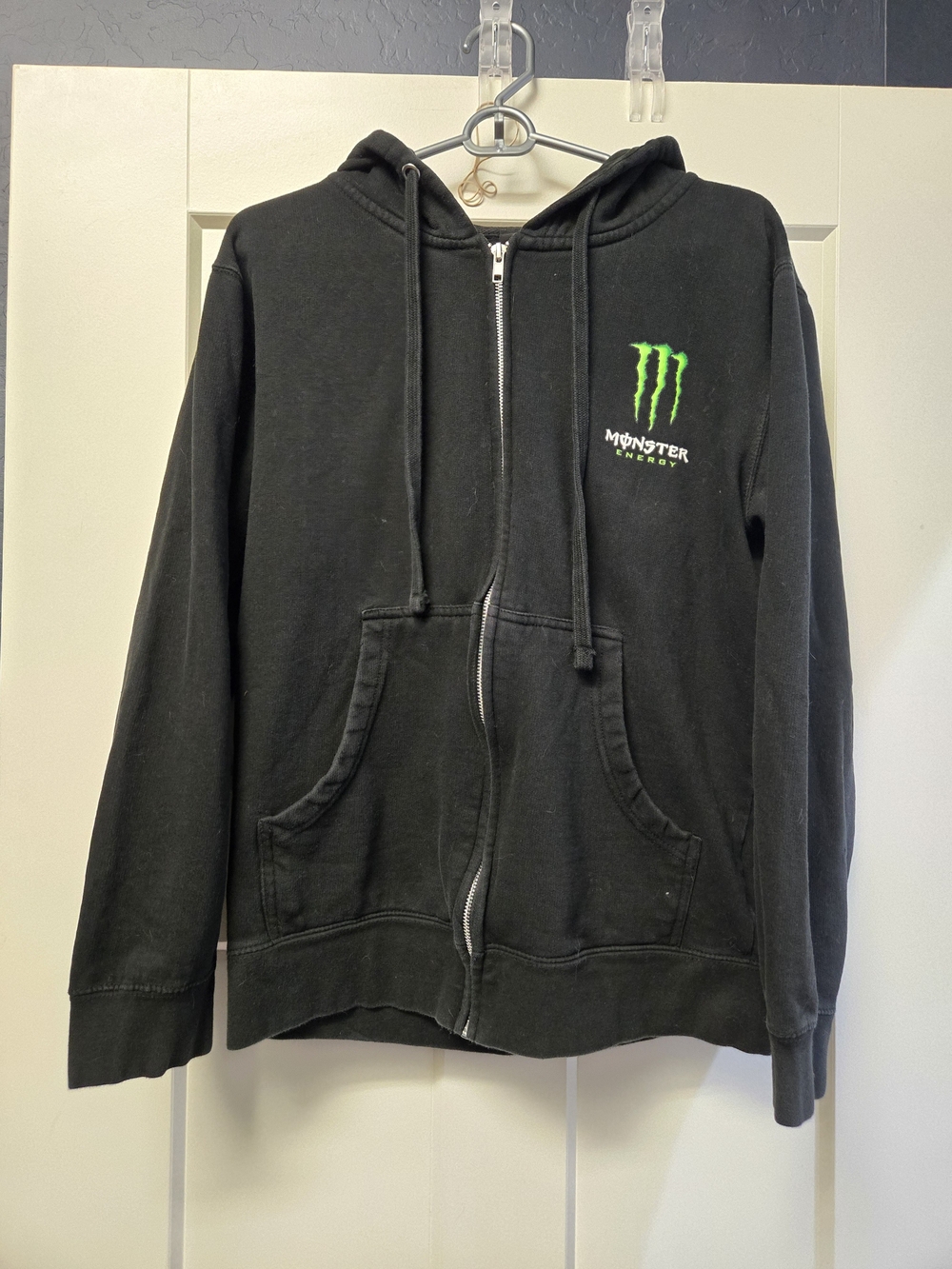 Monster Energy Women's Black Zip Hoodie
